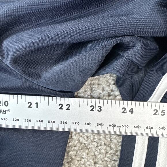 Adidas Womens 3 Stripes Tricot Tracksuit NWT Jacket & Pants Set Sz XL Navy - Picture 7 of 13